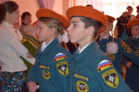 Ряды кадетов Рождественской средней школы пополняются